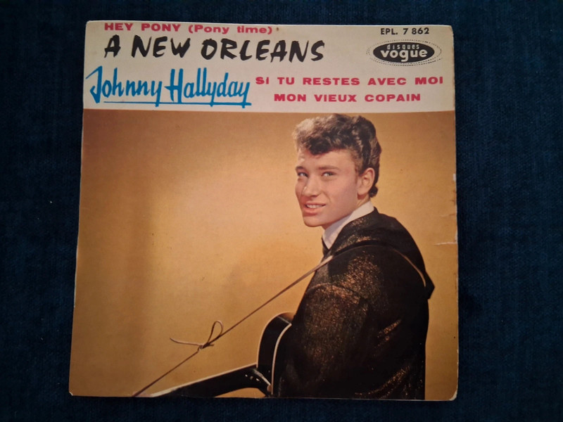 Johnny Hallyday hey pony 45t vinyl