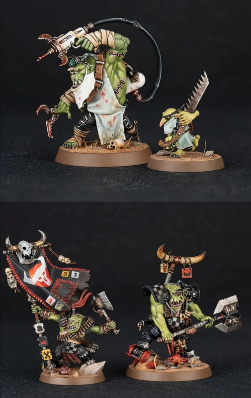 Vend bigboss + painboy + bannernob orks armaggedon