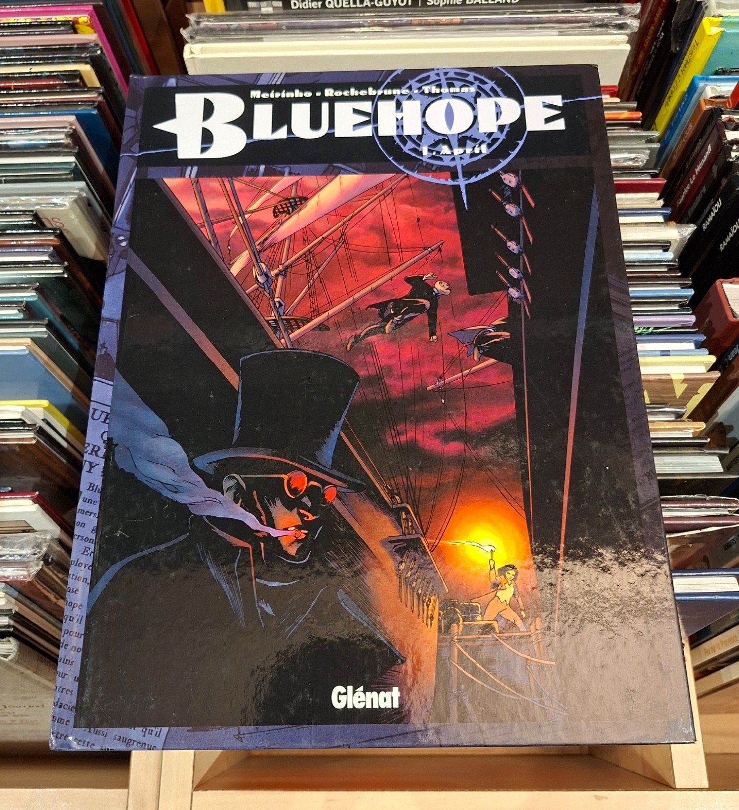 Bluehope T.1 April _ Meirinho - De Rochebrune _ Glénat E.O. 2002 /Dédicacé !