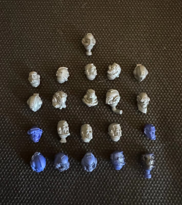 Space Marines Warhammer 40k Heads Mix Bits 3