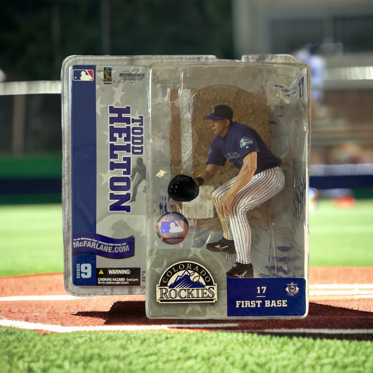 Modellino McFarlane's Colorado Rockies Todd Helton MLB Sports Series 9