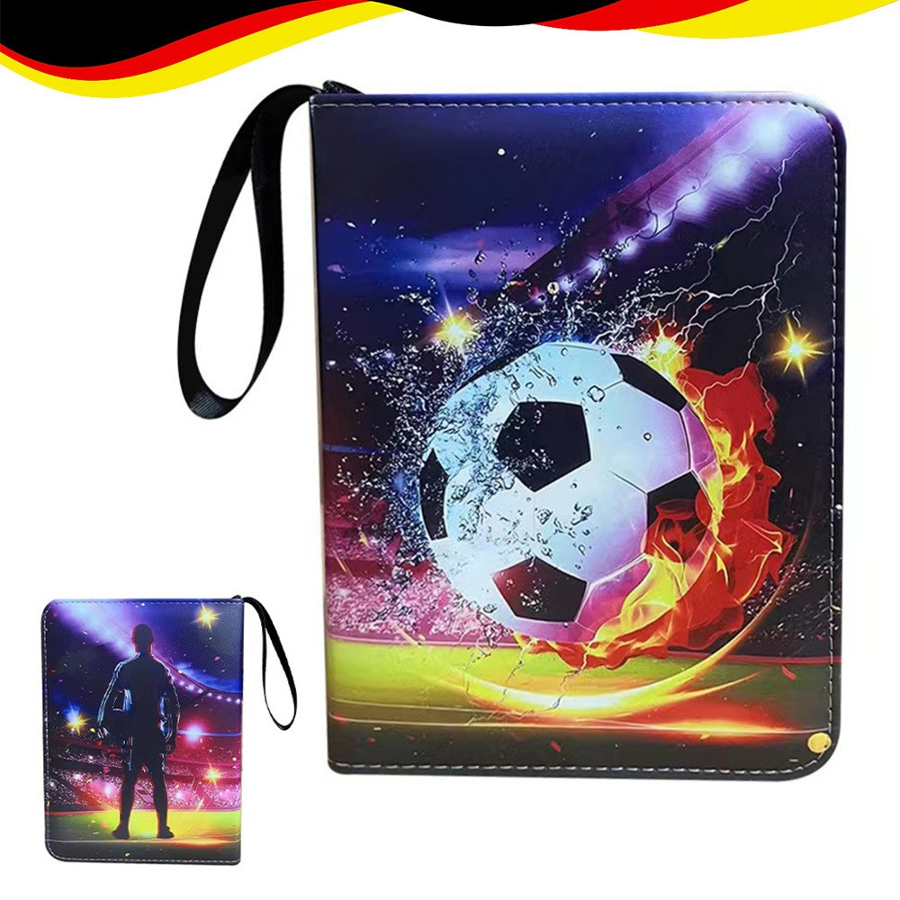 Album figurine carte calcio 400 carte - 4 scomparti album figurine calcio