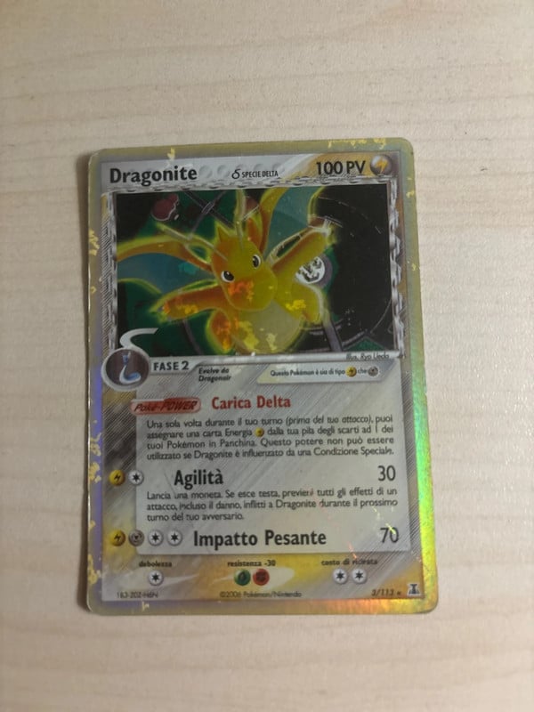 Carta Pokemon Dragonite Specie Delta
