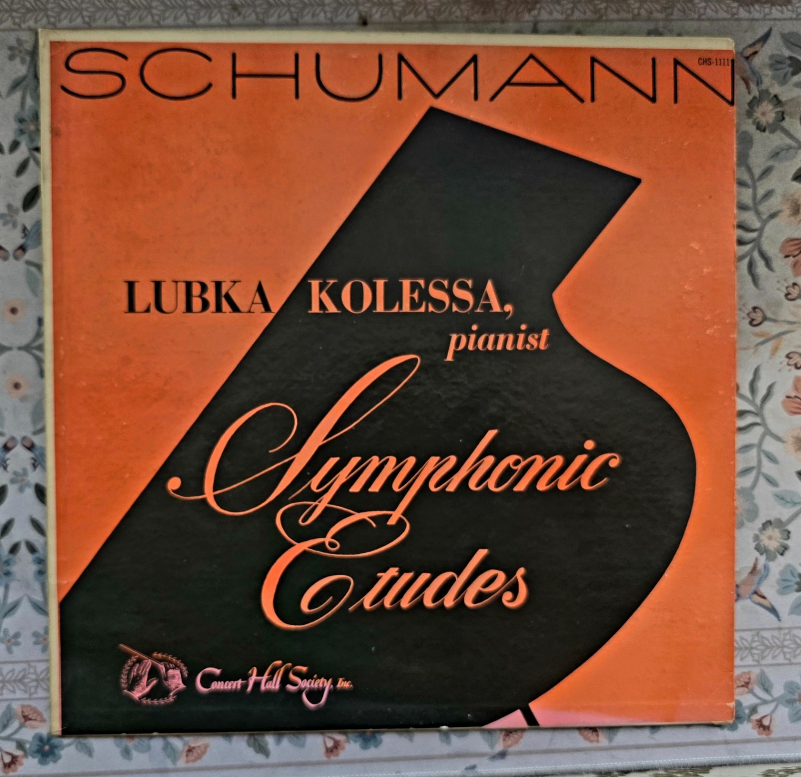 Lubka Kolessa Schumann Symphonic Etudes CHS 1111 Mono LP Audio: EX hearB4Ubuy