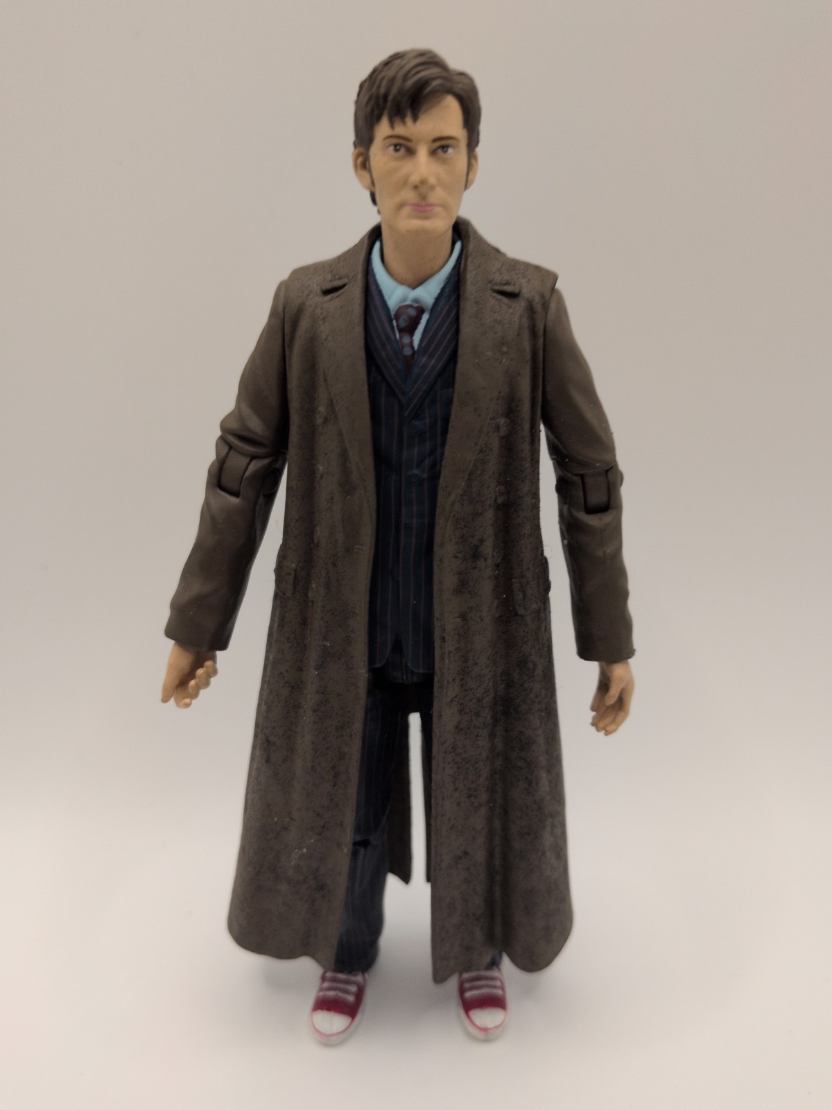 Modellino Doctor Who 10th Doctor David Tennant marrone trench coat 5,5" 2004