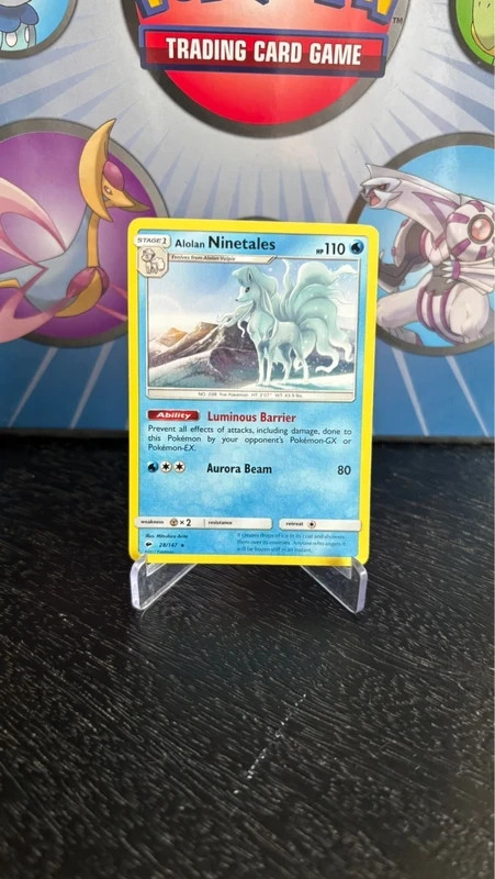 Alolan Ninetales - Burning Shadows - Pokémon