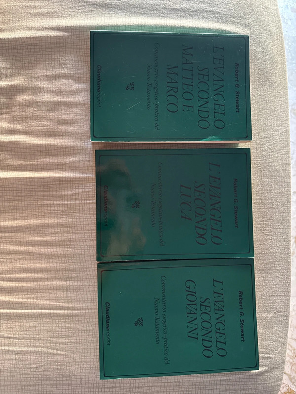 Lotto 3 Libri - Commentario Nuovo Testamento (R. G. Stewart) - Claudiana