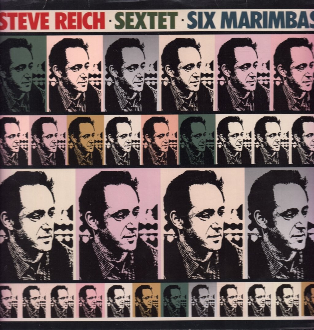 STEVE REICH SEXTET / SIX MARIMBAS LP VINYL 2 track vinyl lp (9791381) EUROPE NON