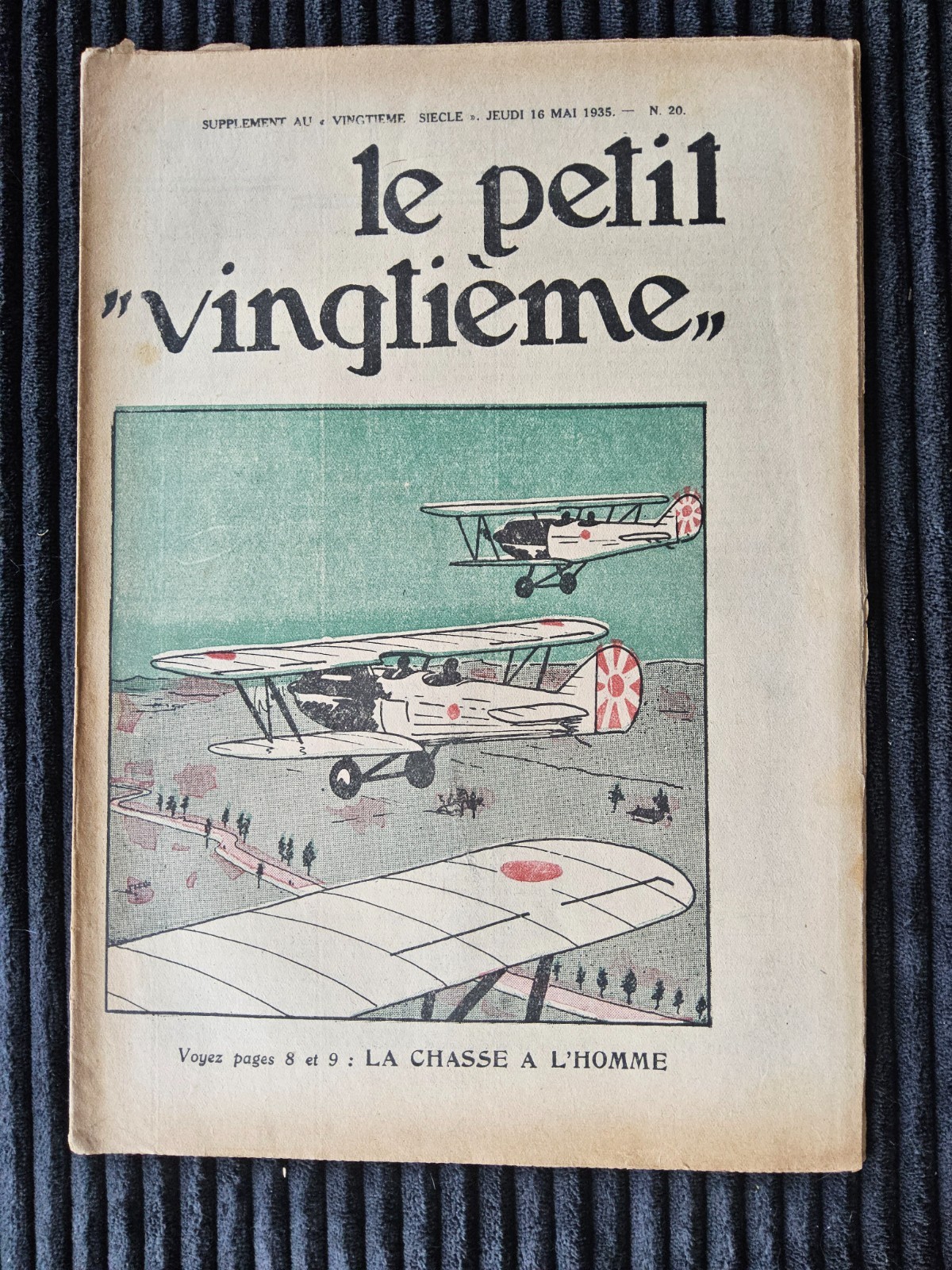Tintin - Petit Vingtième - Numéro 20 de 1935