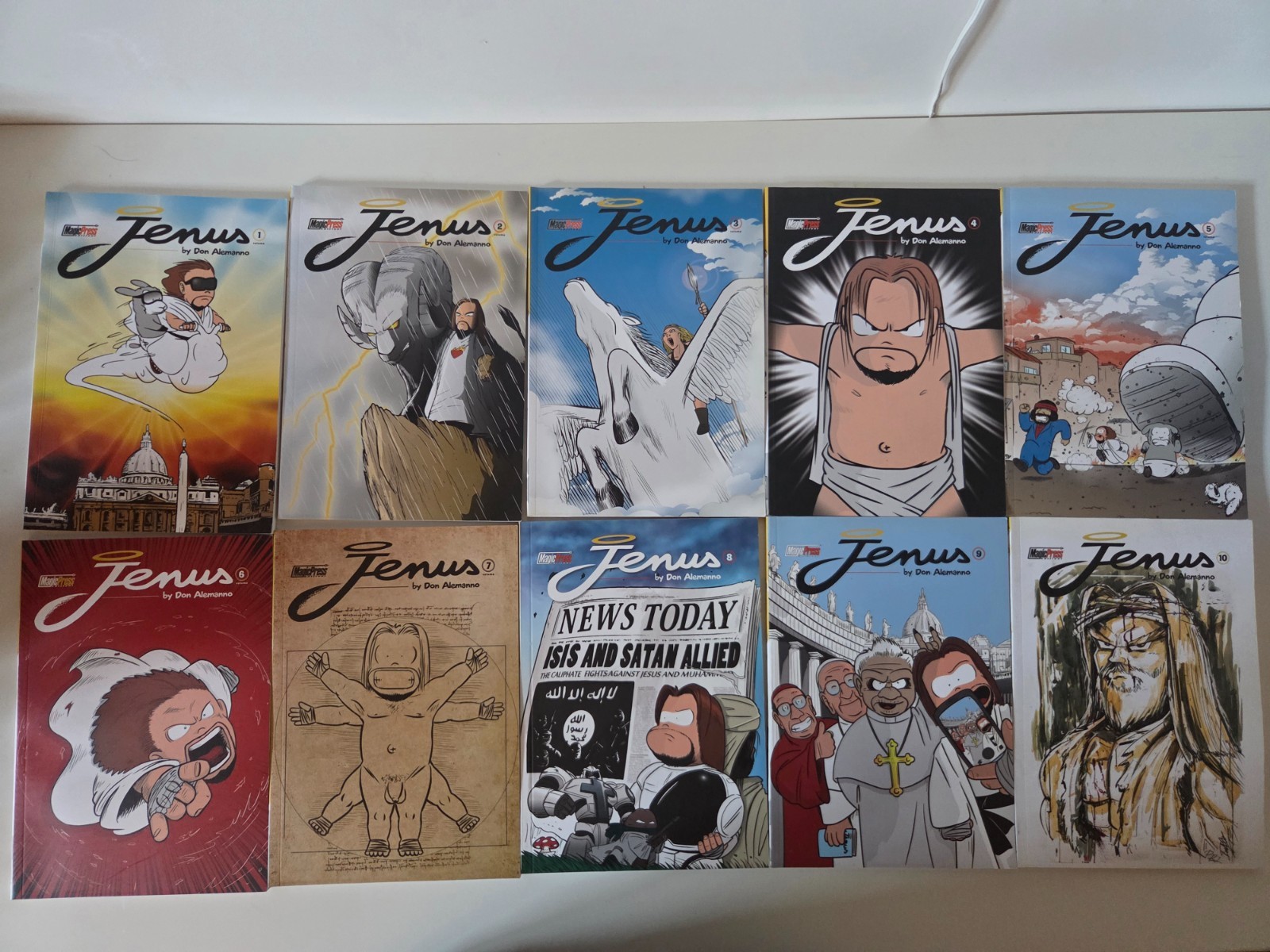 Jenus di Nazareth serie completa 1-10 - Don Alemanno, Magic Press