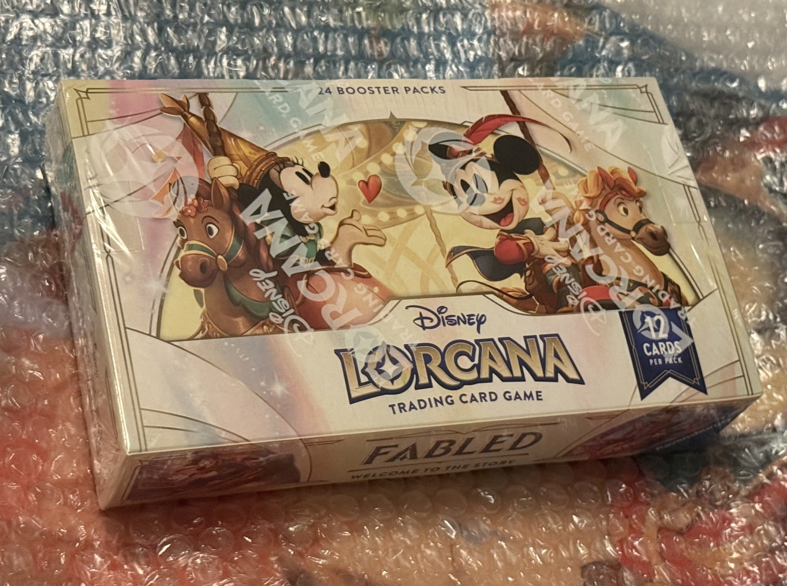 Disney Lorcana Fabled Booster Box Factory Sealed - In Hand - Small Imperfection