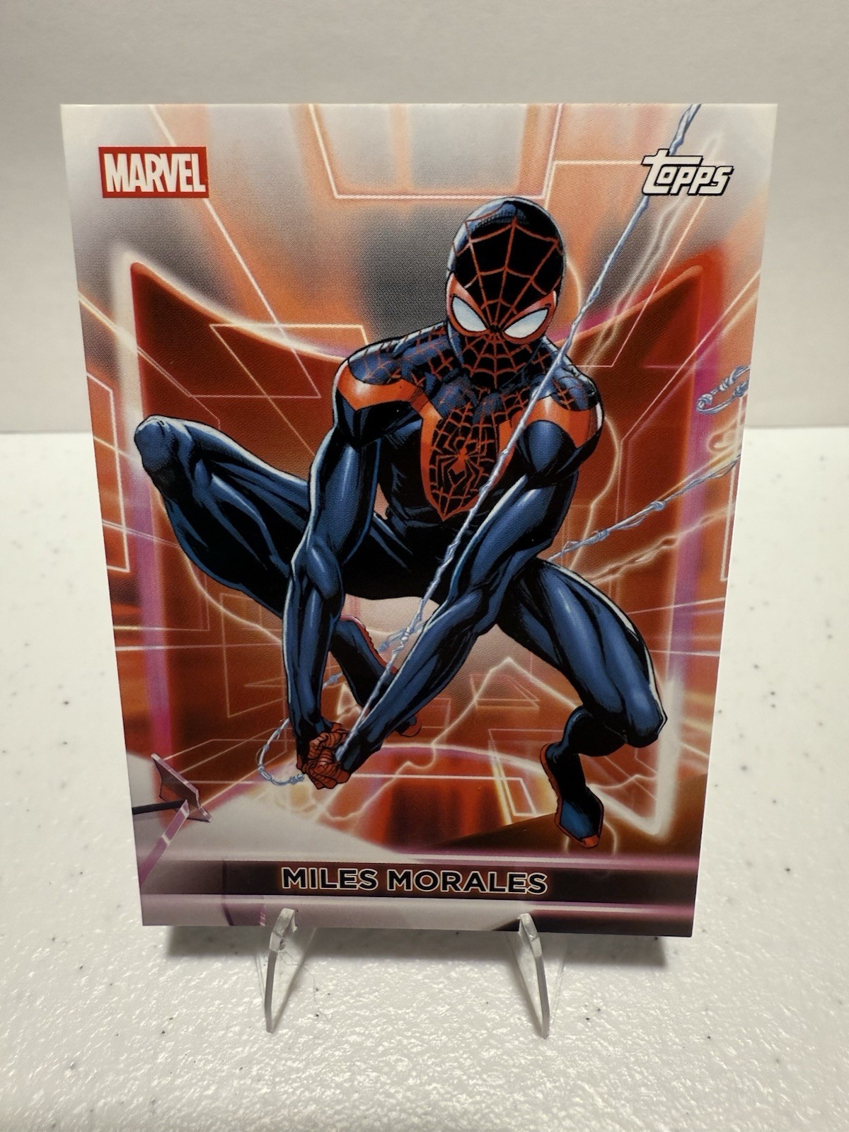 Topps 2026 Marvel Neon Miles Morales Card #65