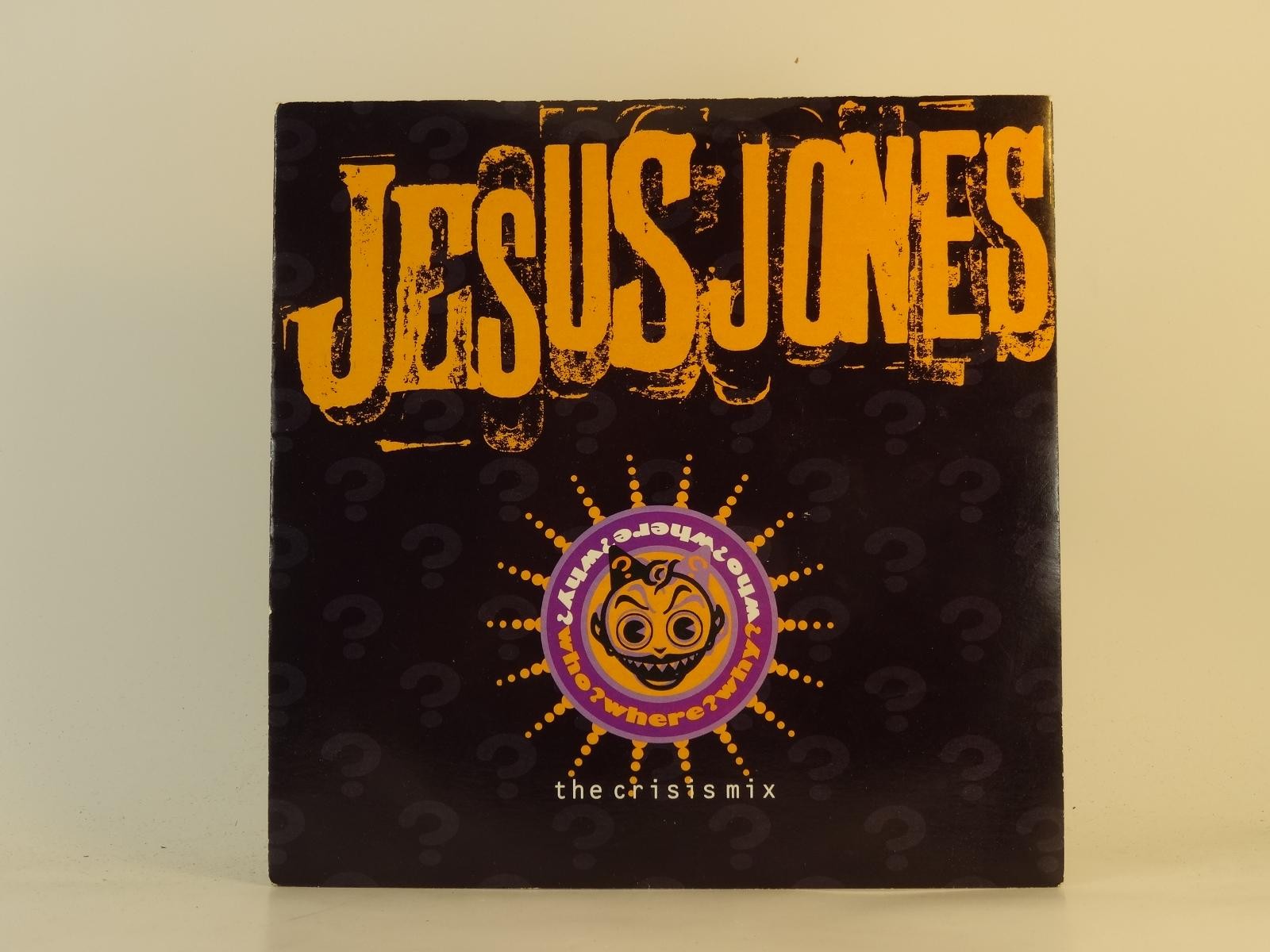 JESUS JONES WHO? WHERE? WHY? (57) 2 Track 7" Single plus Picture Sleeve EMI RECO