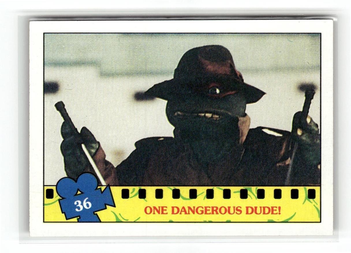 Scheda film Topps Teenage Mutant Ninja Turtles 1990