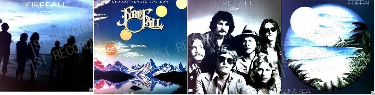 4 x Firefall Vinyl LP Sammlung VG/VG+ .