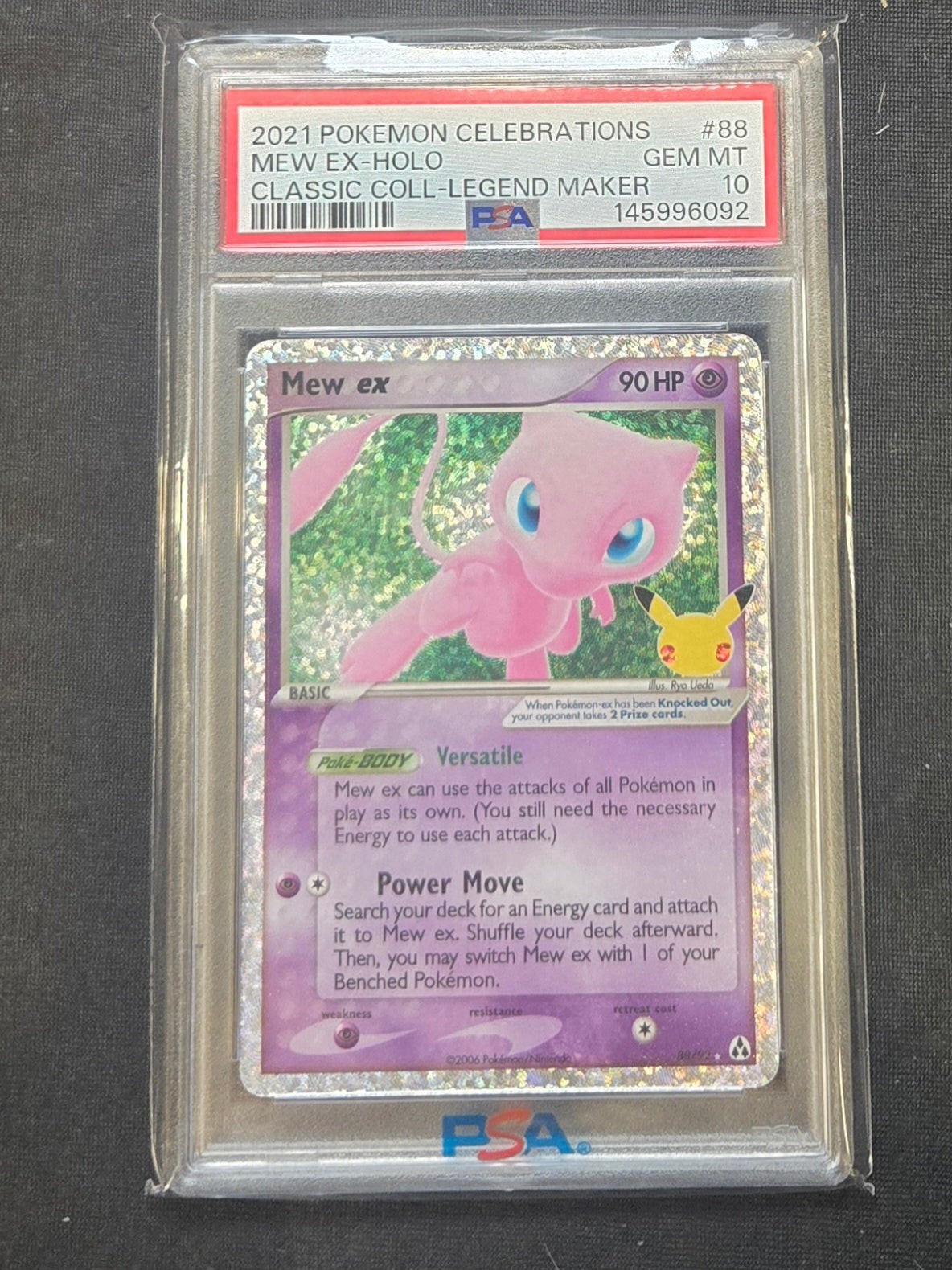 Mew ex #88 Celebrazioni PSA 10