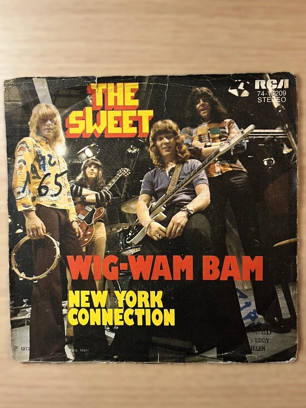 The Sweet - Wig-Wam Bam 7" Vinyl Single RCA Victor 1972