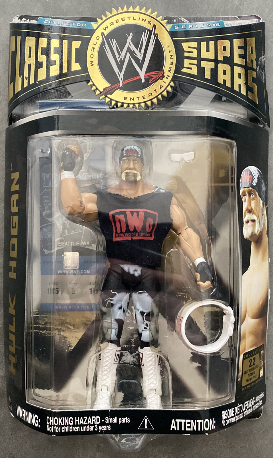 JAKKS WWE Classic Superstars Series 8 Hollywood Hulk Hogan Figura WCW nWo