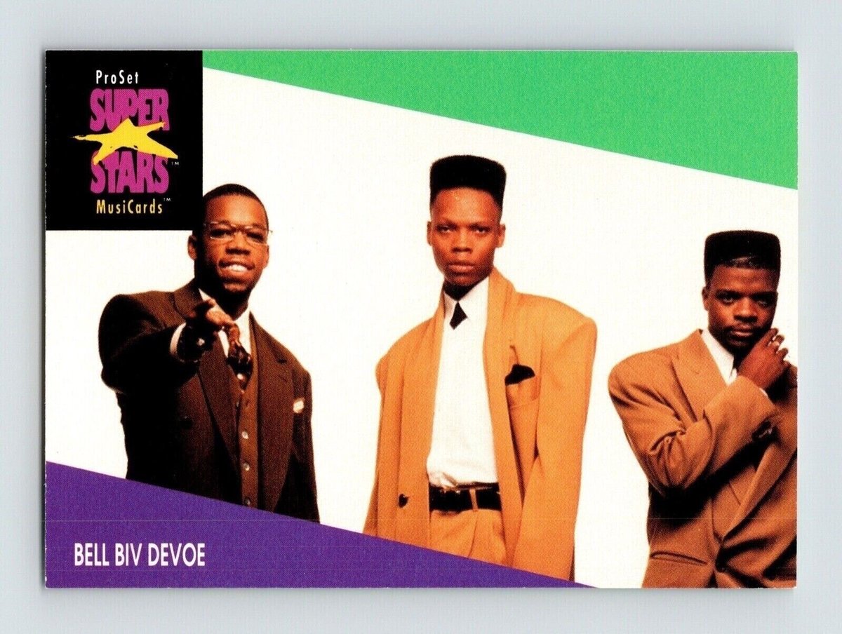 1991 Bell Biv DeVoe 110 Pro Set SuperStars MusiCards Rock Express TCG CCG