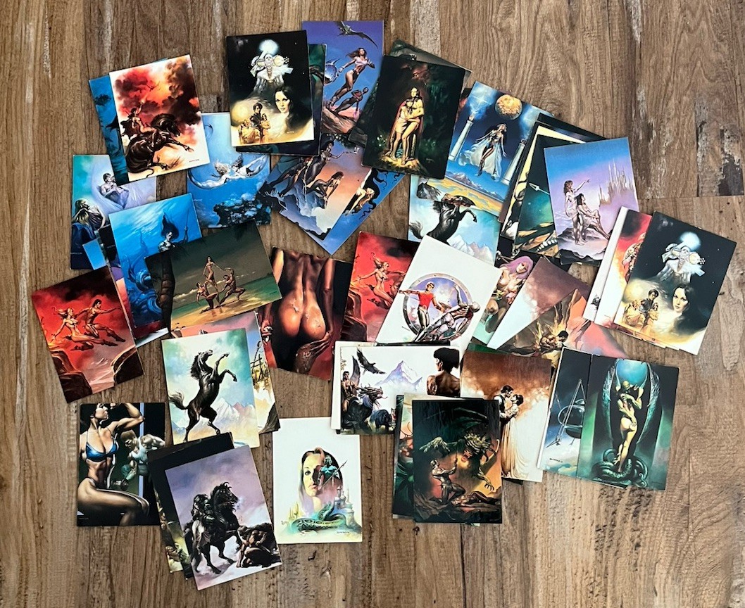 Lot (60) 1992 Boris Vallejo Fantasy Art Trading Cards