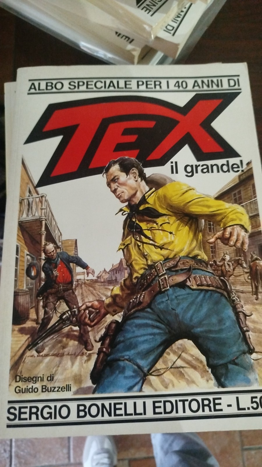 - Sergio Bonelli Tex Tex Il Grande Albo Speciale 40 Anni Buzzelli 1988 A Colori