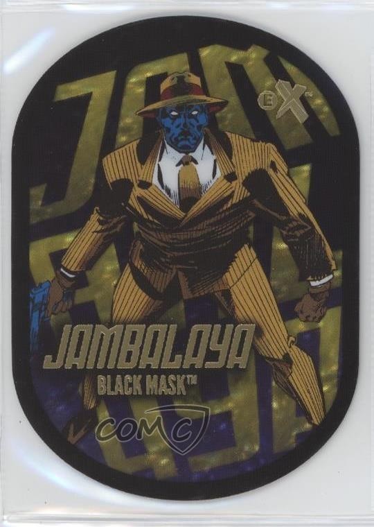 2025 Skybox Metal Universe Batman Jambalaya maschera nera #4 1ql