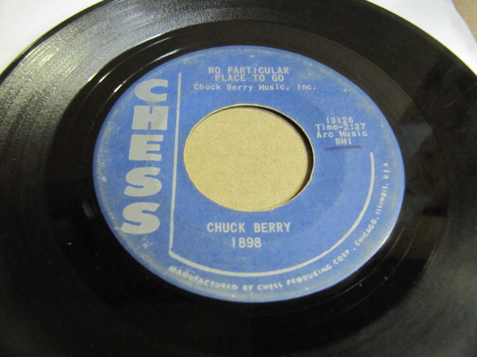 Chuck Berry ‎– No Particular Place To Go / You Two 45 CHESS 1964 Rock & Roll 7"