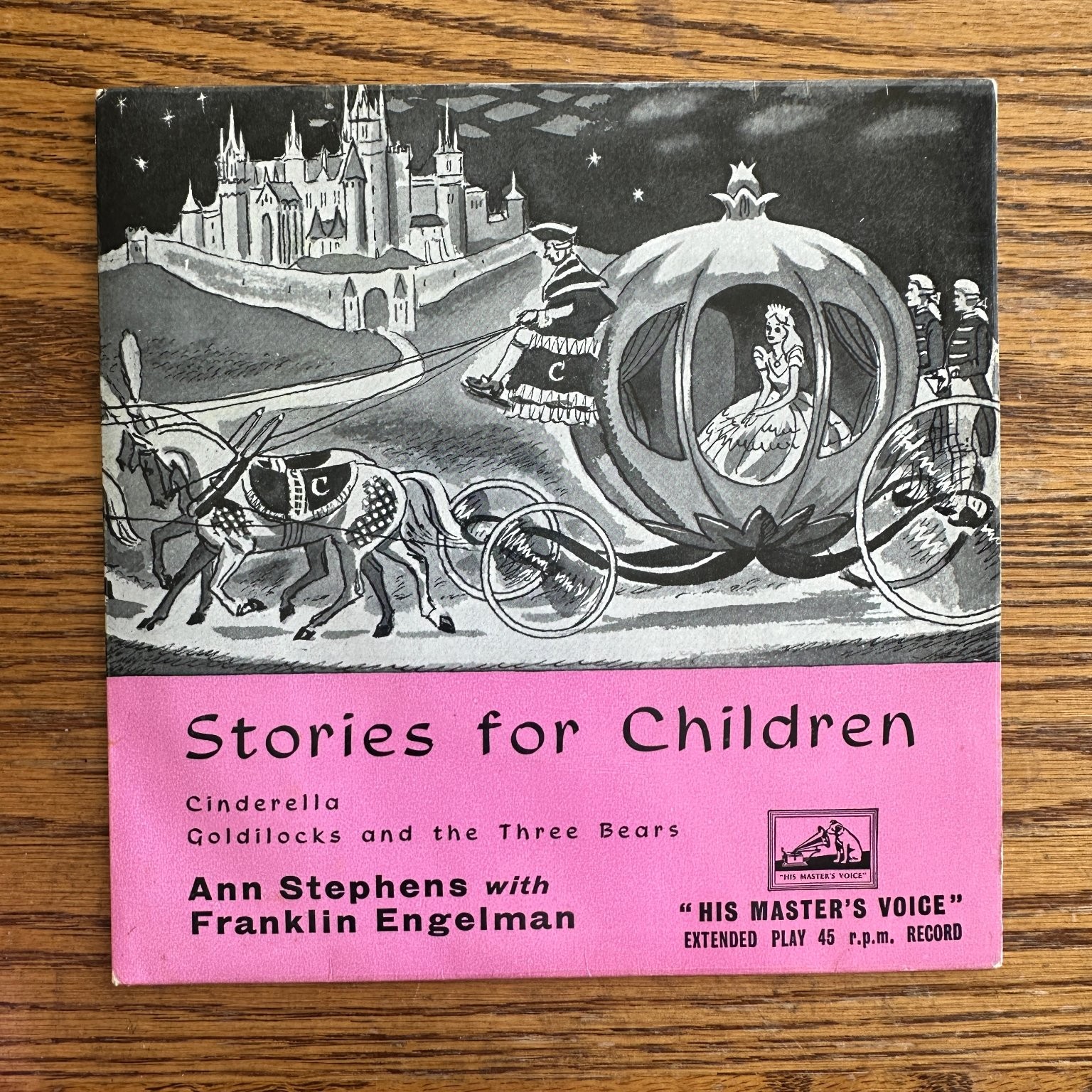 Ann Stephens – Stories for Children EP Record 1955 HMV Children's 45 RPM