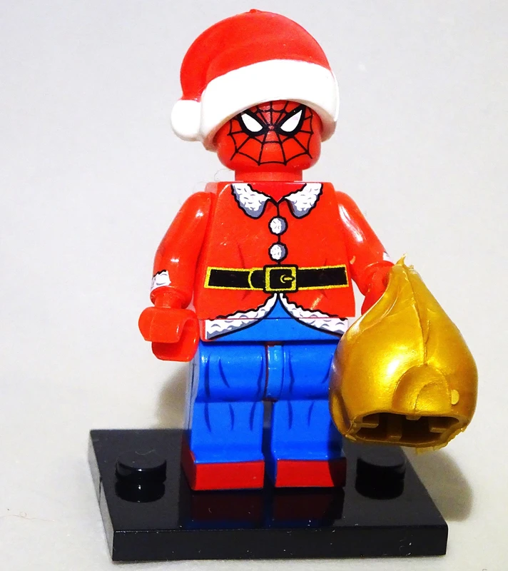 Minifigures Super Eroi  Christmas Uomoragno52      Compatibile lego D3