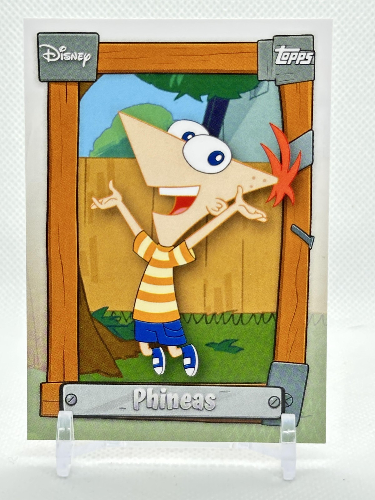 2026 Topps Disney Neon #P&F-1 Phineas Phineas & Ferb
