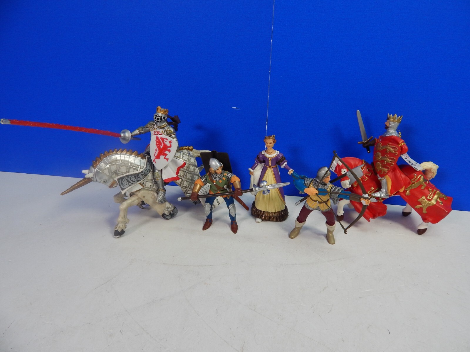PAPO bundle MEDIEVAL KNIGHT HORSE ACTION FIGURE SET castello king fantasy