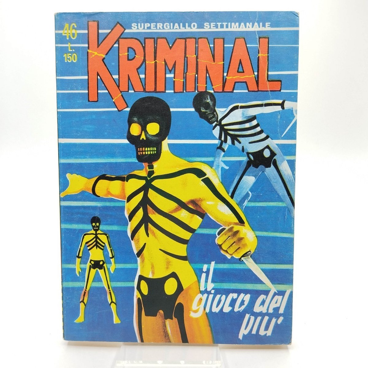 KRIMINAL N. 46  EDICOL A  MAGAZZINO  AUT. 6636  ED. CORNO MAG. 1966 [UFF-32-46A]
