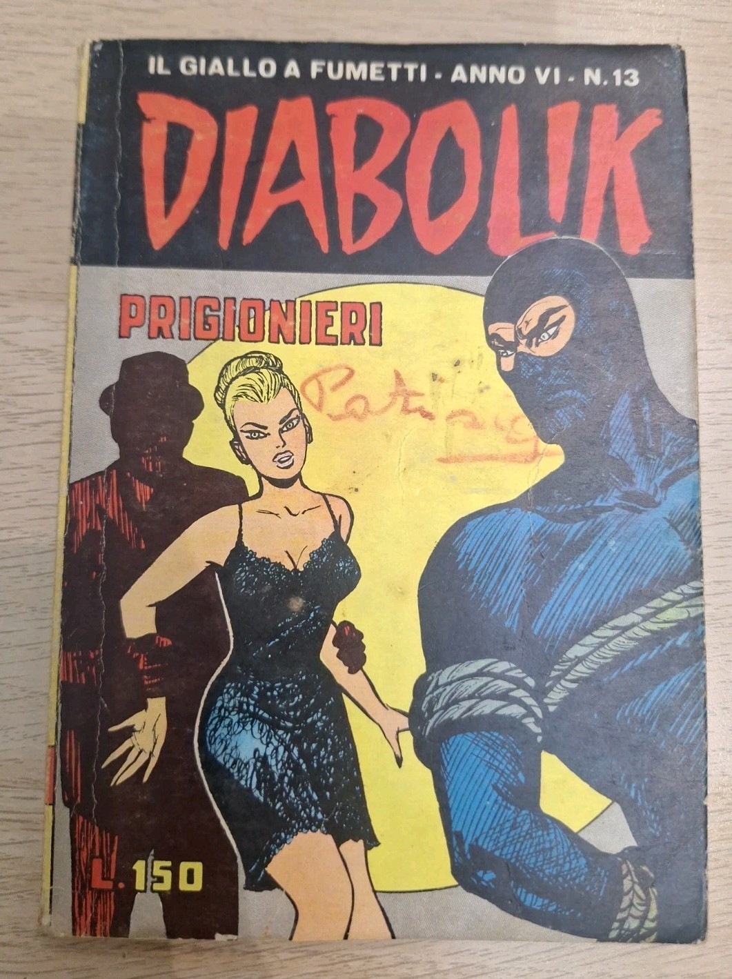 DIABOLIK ANNO VI-6°, N. 13 ORIGINALE 1967