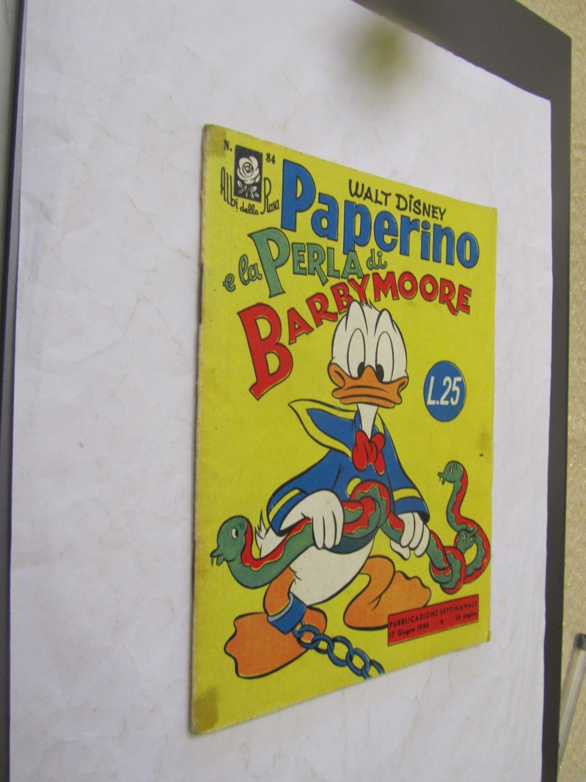 ALBI DELLA ROSA N. 84 ORIGINALE -  WALT DISNEY - OTTIMO
