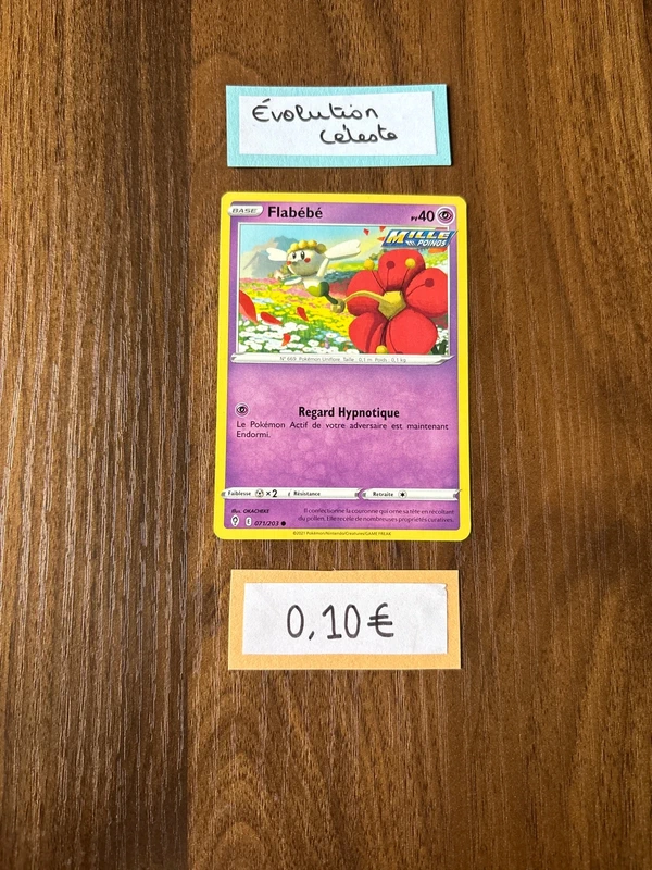 Carte Pokémon Flabébé 071/203 Évolution céleste bon état