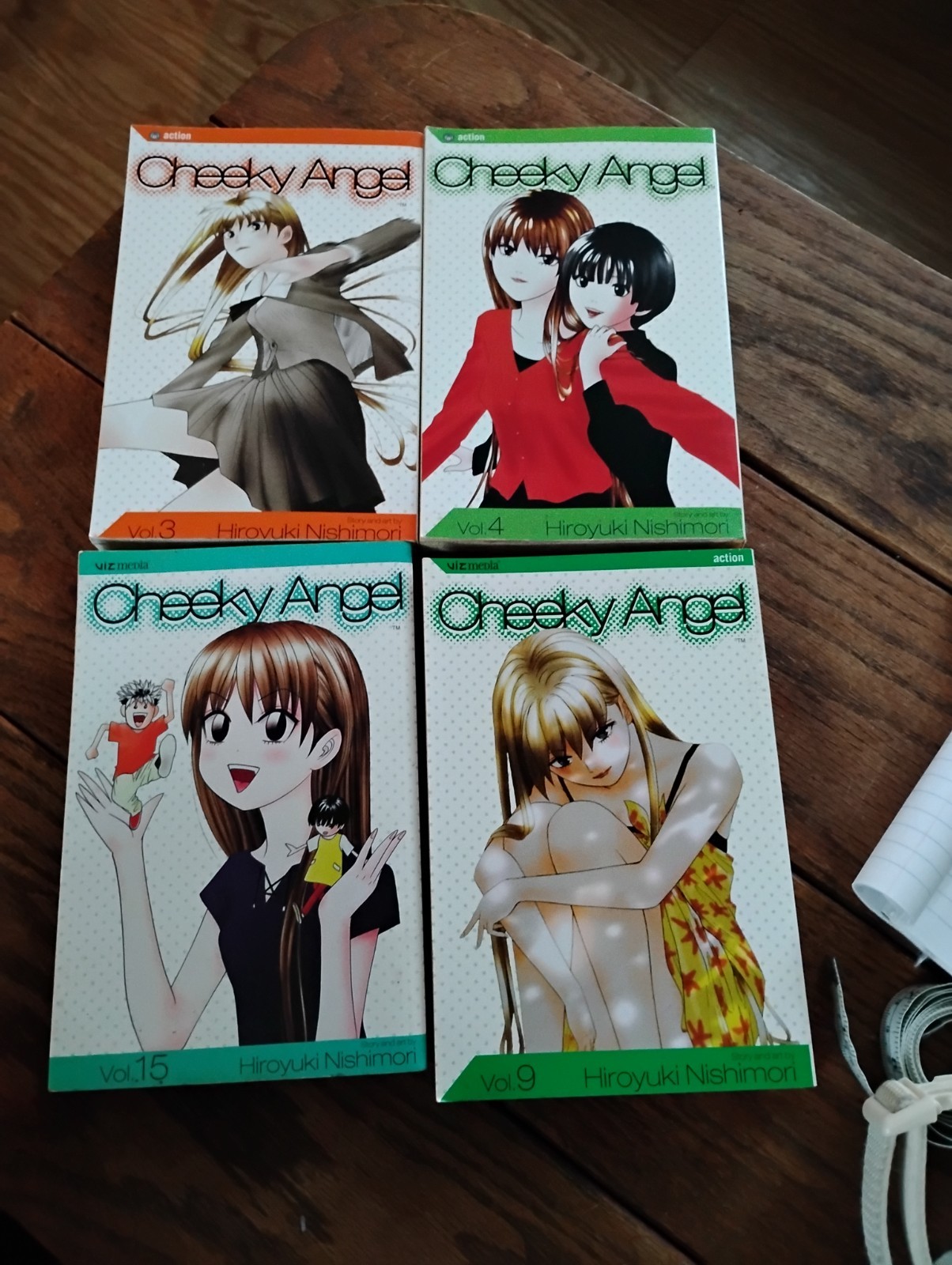 Cheeky Angel Vol 3 & 4 e Vol 9 & 15 Inglese