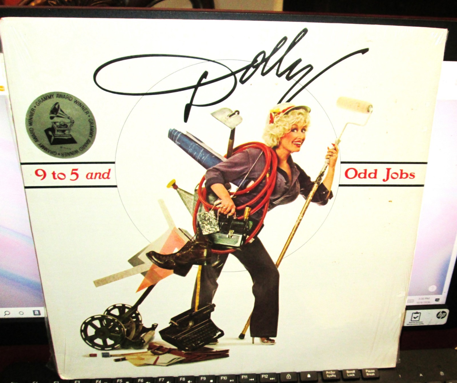 Dolly Parton 9 to 5 and Odd Jobs vinyl LP 1980 RCA Records preowned
