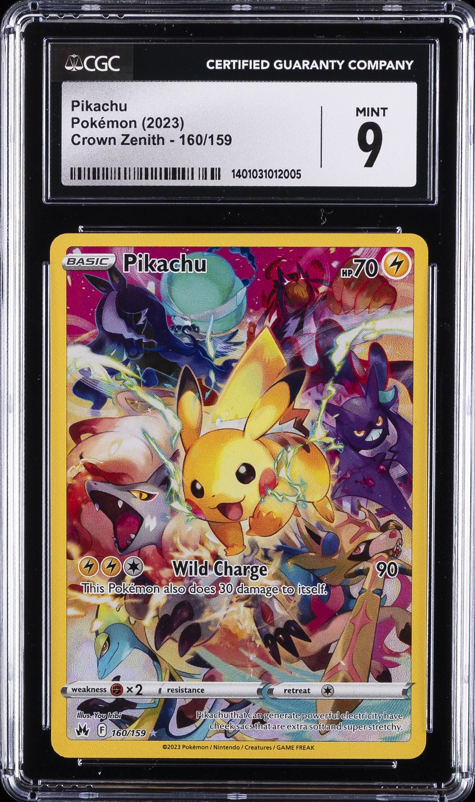 2023 CORONA ZENITH #160/159 POKÉMON CGC 9