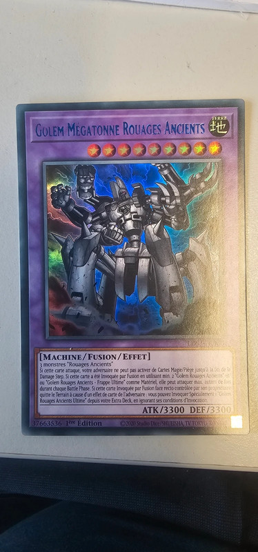 Yu-Gi-Oh! Golem Mégatonne Rouages Anciens LDS1-FR88 – Ultra Rare – 1ère Édition