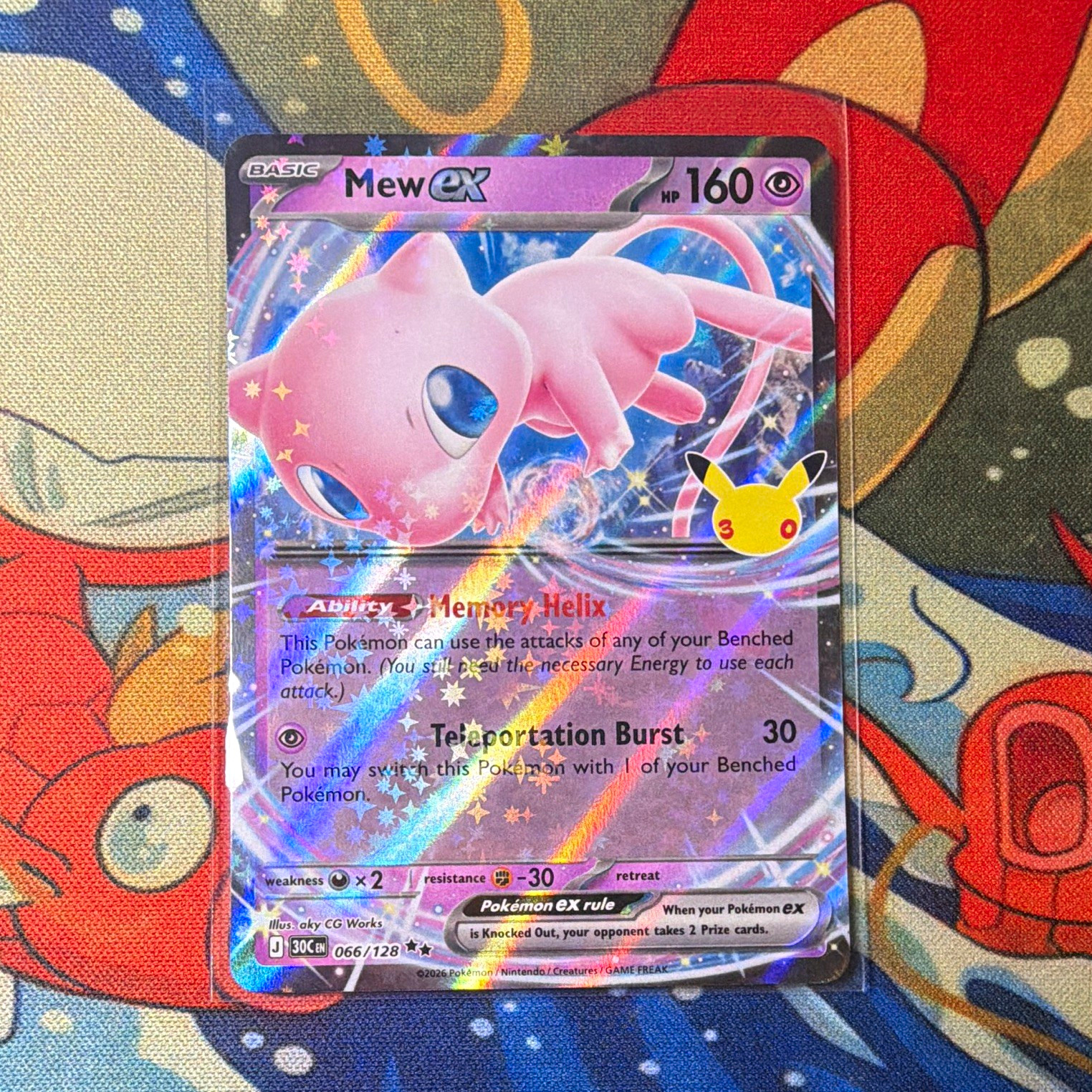 Carte Promo Mew ex 053 Sv: Scarlet & Violet Holo Promo Pokemon Inglese TCG