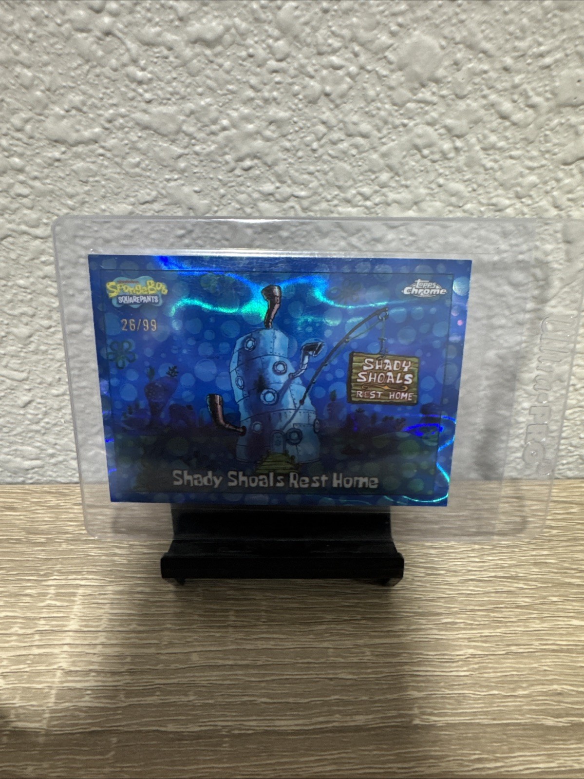 Topps Chrome SpongeBob SquarePants Shady Shoals Rest Home Trading Card /99