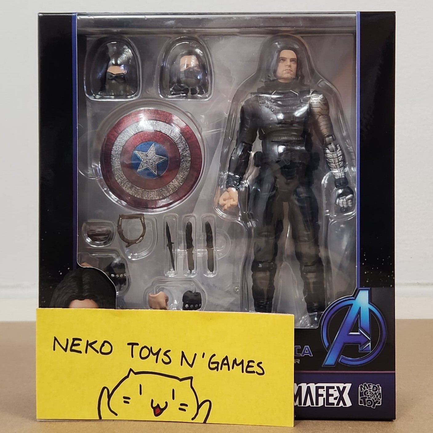 MAFEX n.203 Capitan America Winter Soldier Action Figure Medicom Toy USA SELR!