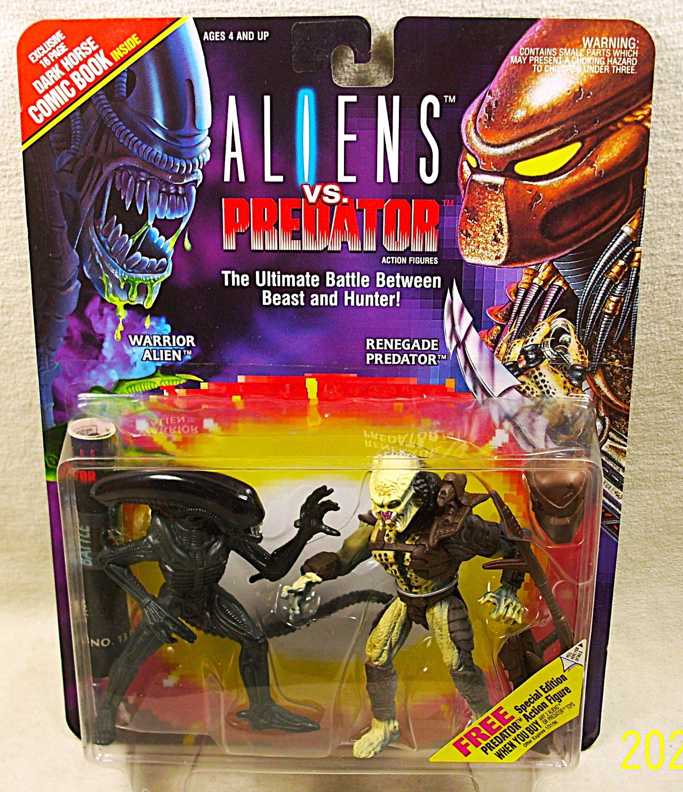 Vintage ☆ 1993 ☆ Kenner ☆ ALIENS vs. PREDATOR ☆ TWIN PACK ☆ Action Figures ☆W@W!