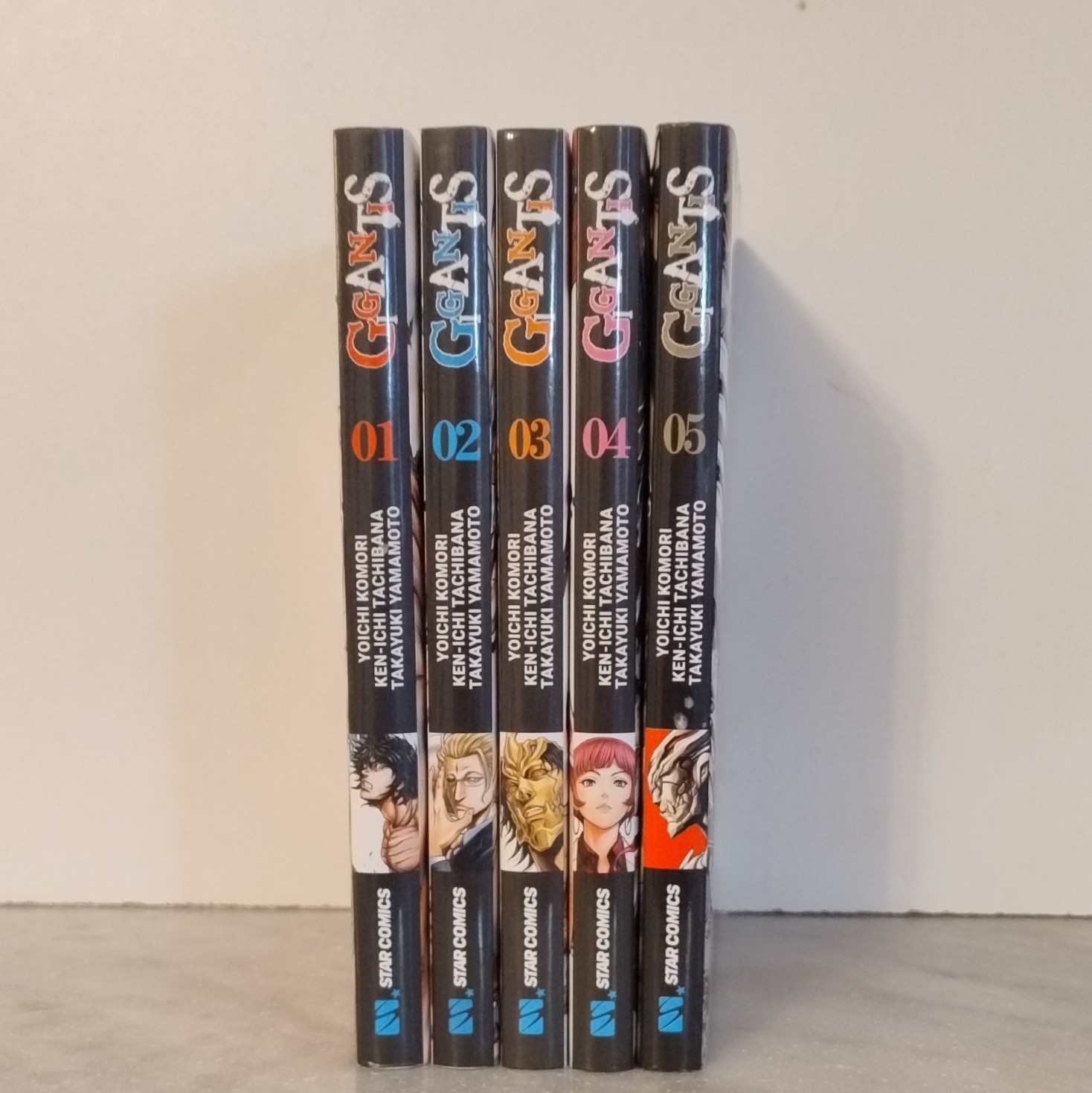 Star Comics Gigantis vol. 1-5 lotto manga in italiano Yoichi Komori Tachibana