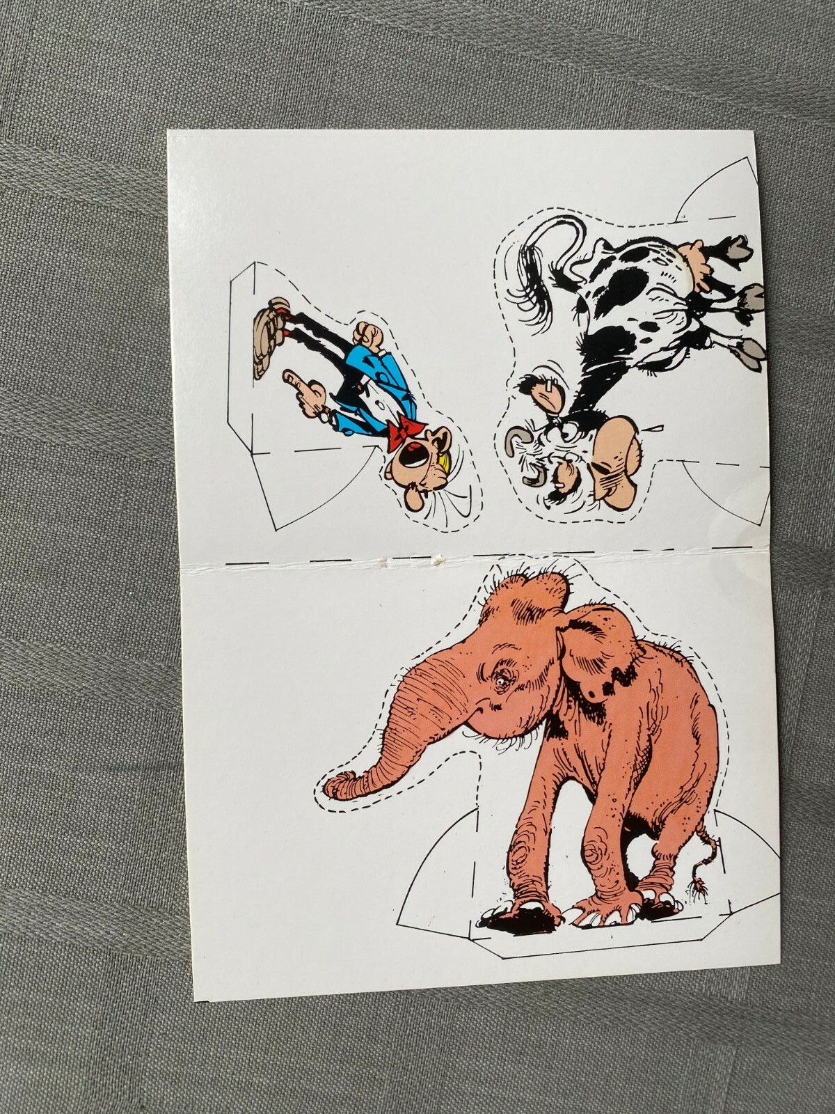 Integratore Del Giornale Spirou N 2694 Gaston Lagaffe IN 3D 1989 Molto