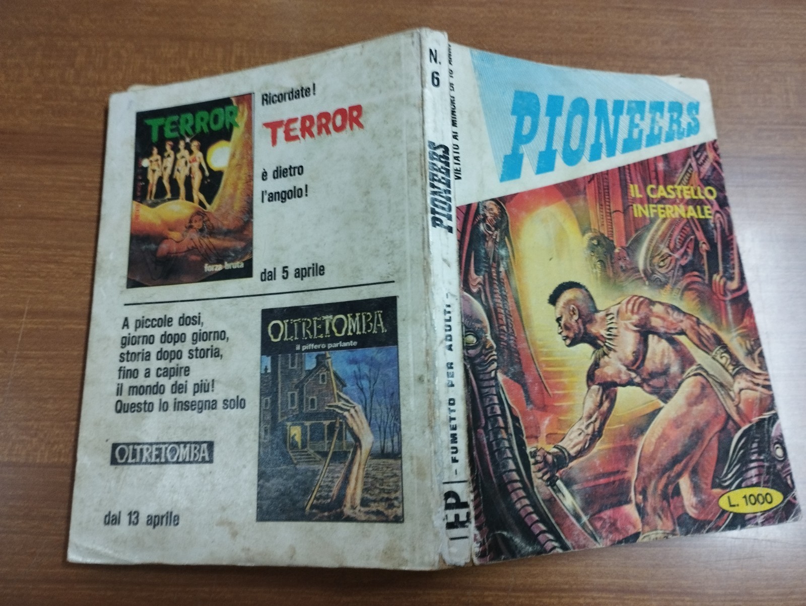 "PIONEERS" - FUMETTO N. 6 - DEL MAGGIO 1981 - EDIZIONE EDIPERIODICI