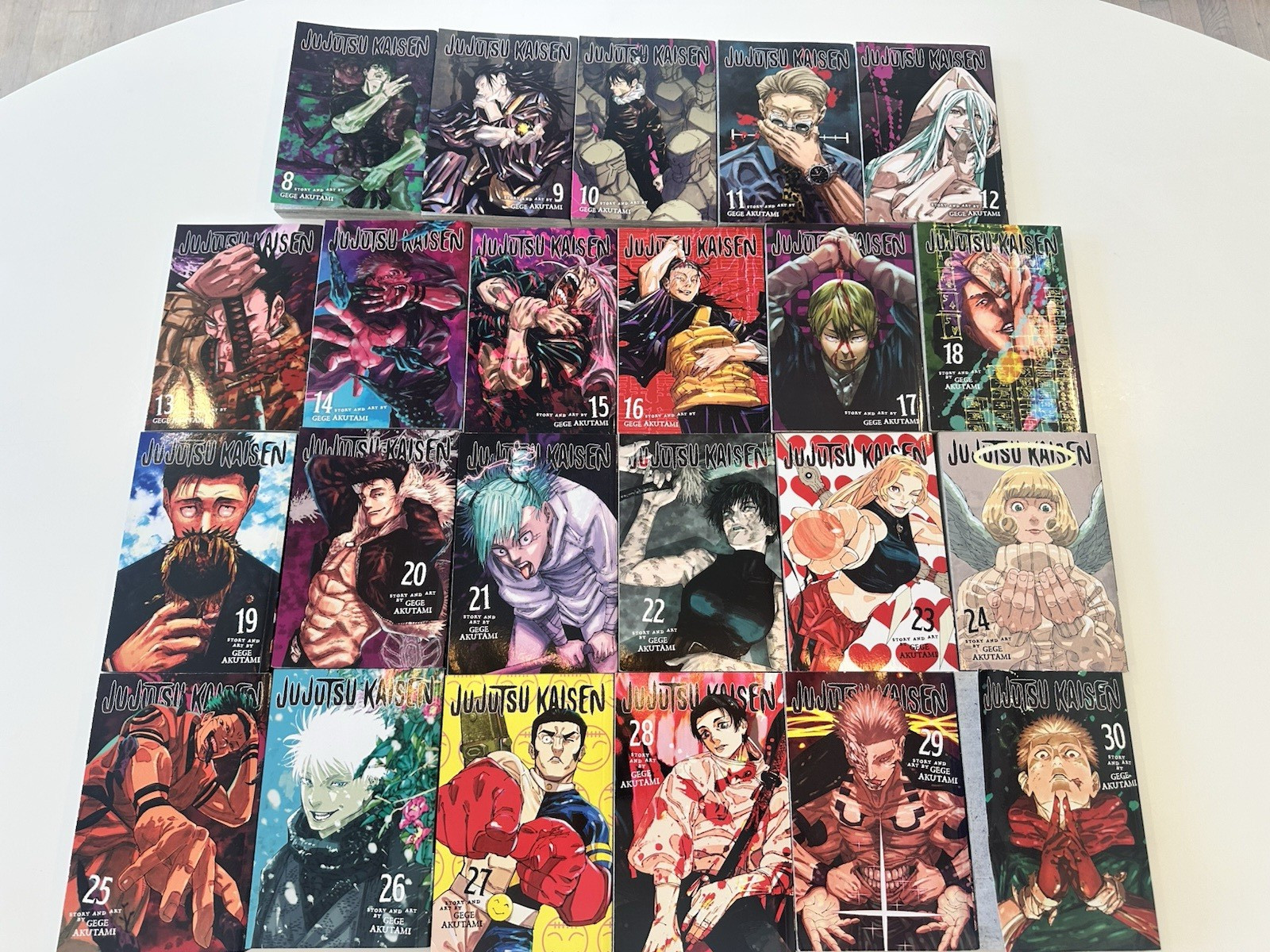 VIZ Media Jujutsu Kaisen Vol. 8-30 Trade Paperback Manga inglese Gege Akutami