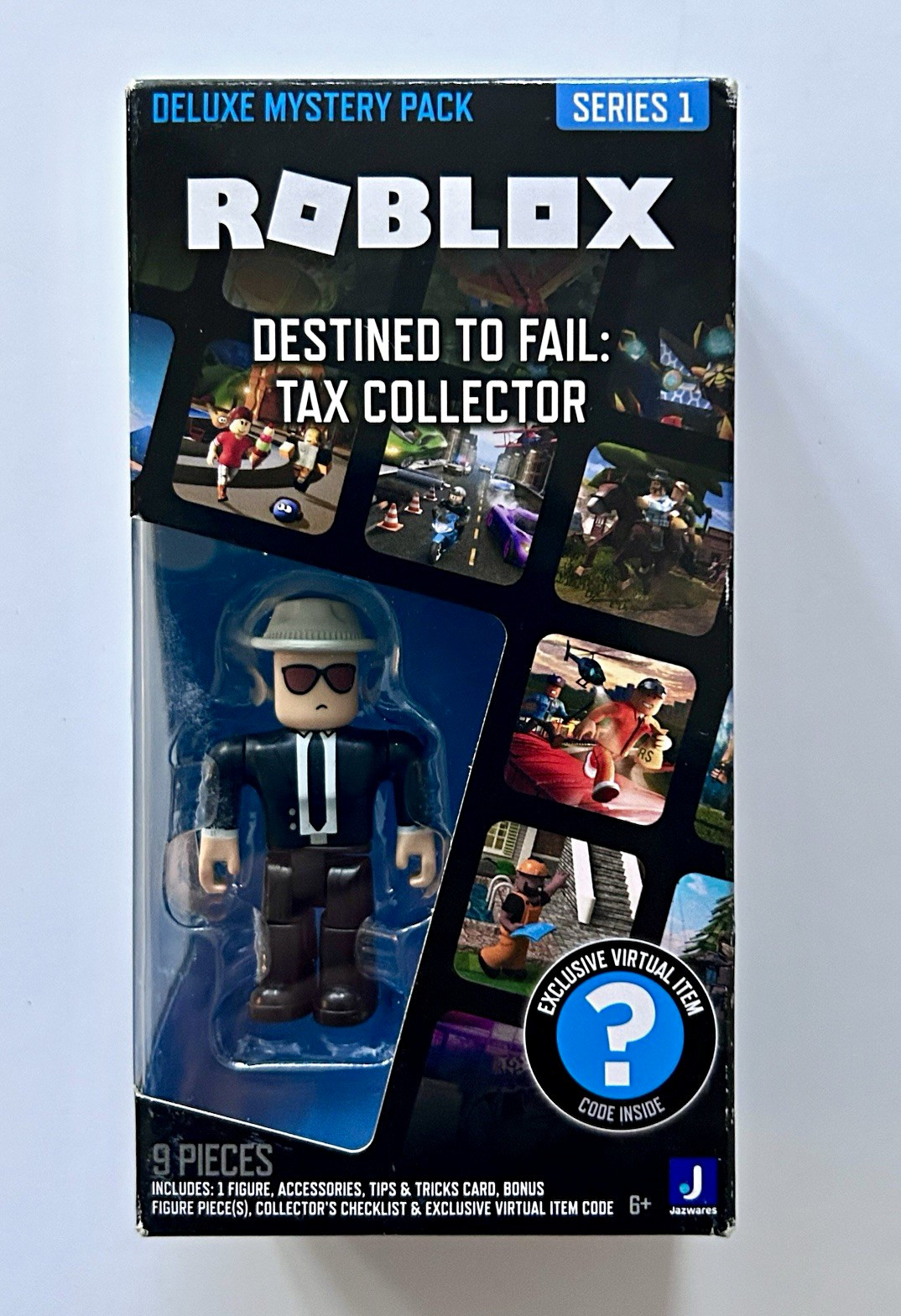 Jazwares Roblox Serie 1 Tax Collector Action Figure Edizione da Collezione Nuovo