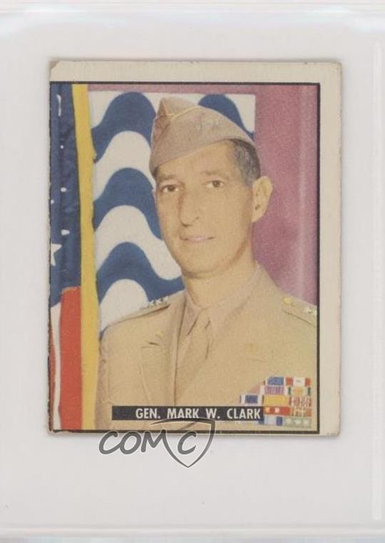 1950 Topps Freedom's War Heroes Mark Clark Gen W (retro grigio) #198 z6d