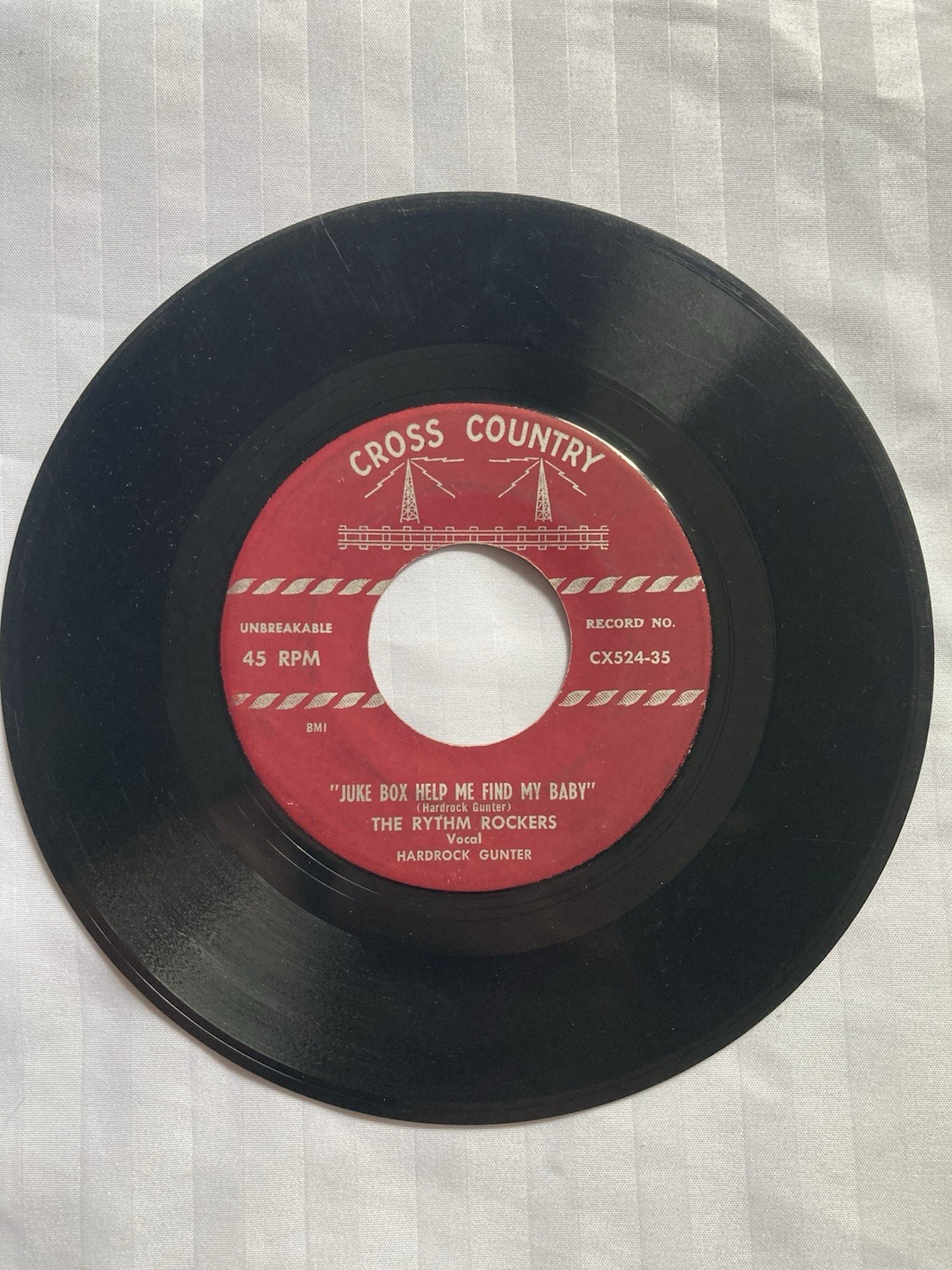 Rythm Rockers Juke Box Help Me / Fiddle Bop 1956 Cross Country NJ WV Rockabilly